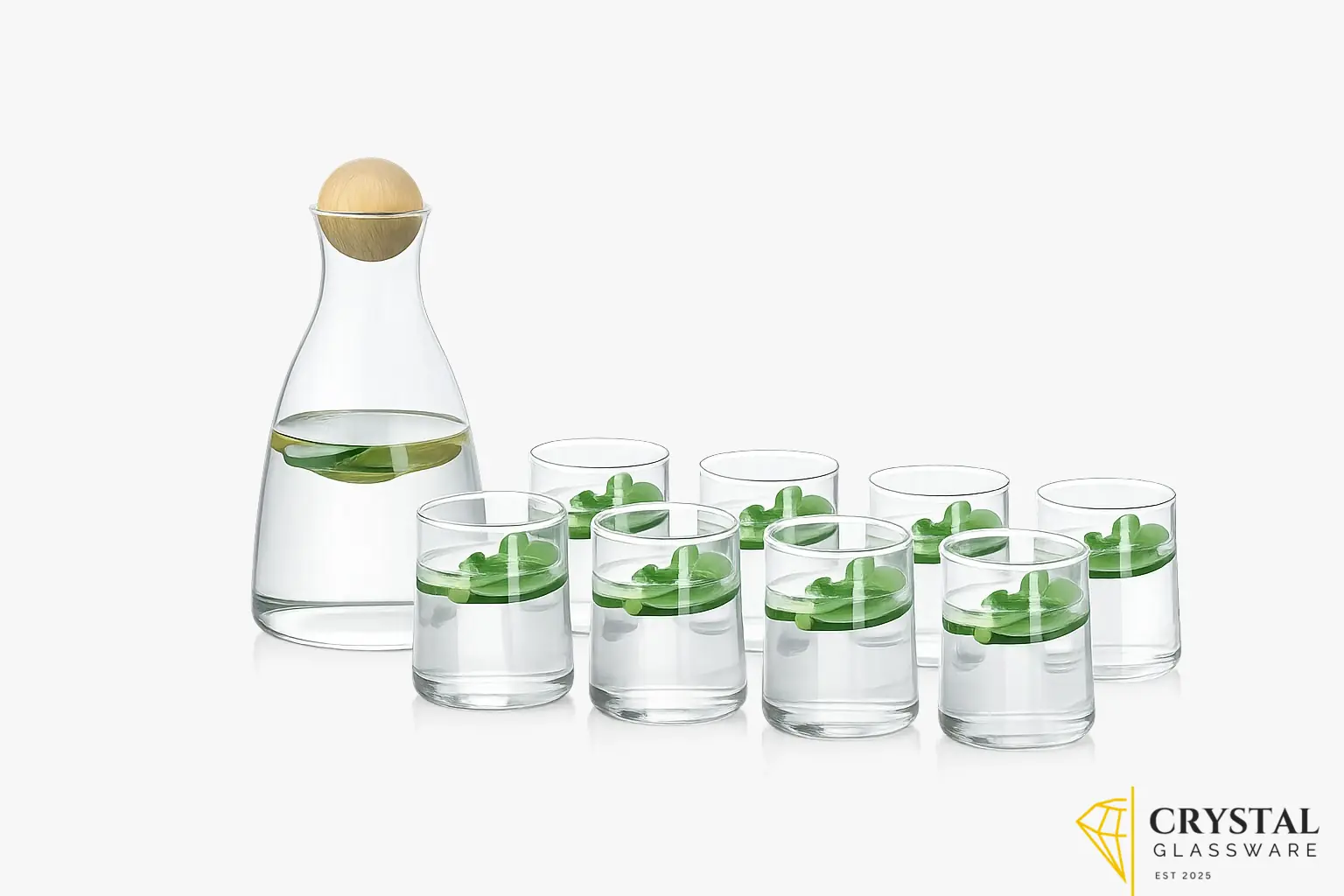 SHINEMAX BOROSILICATE WATER SET SMWH97/L7-B — Crystal Glassware Pakistan